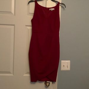 Classy red dress!